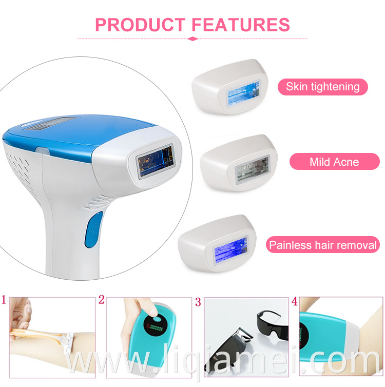 Rechargeable full body painless home laser ipl machine hair removal